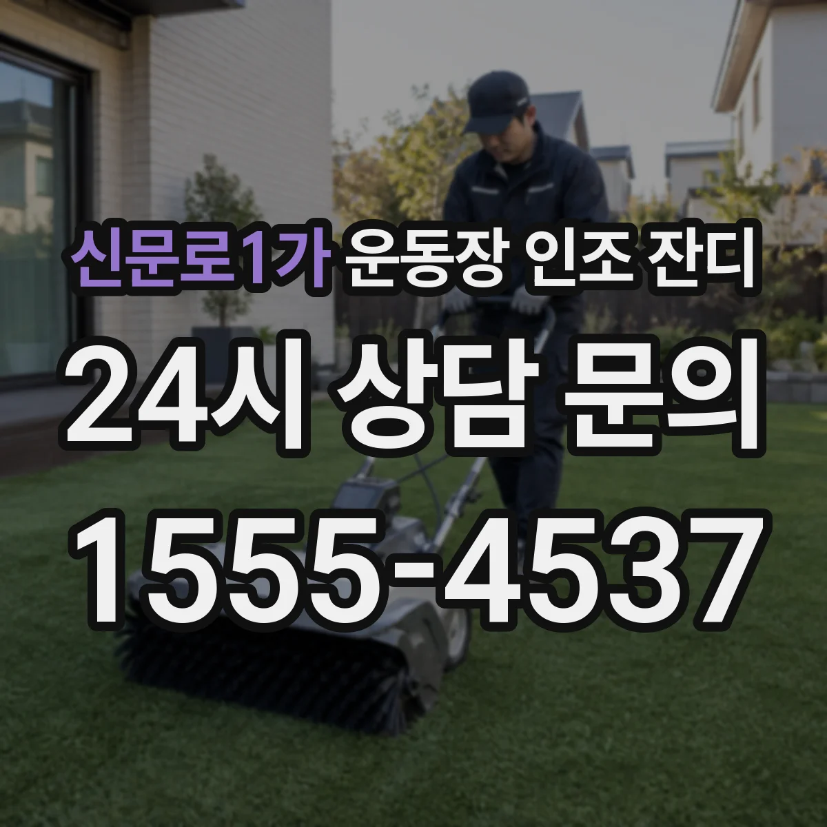 신문로1가 운동장 인조 잔디