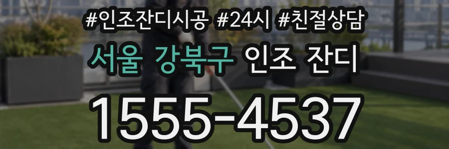 서울 강북구 인조 잔디