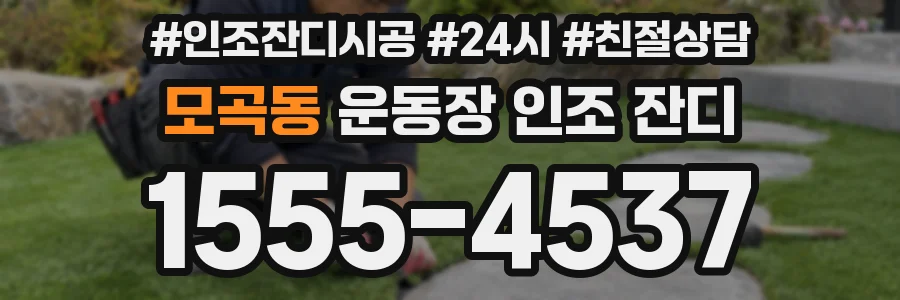 모곡동 운동장 인조 잔디
