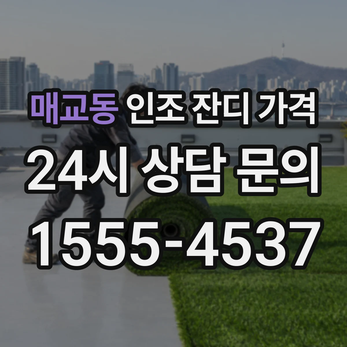 매교동 인조 잔디 가격