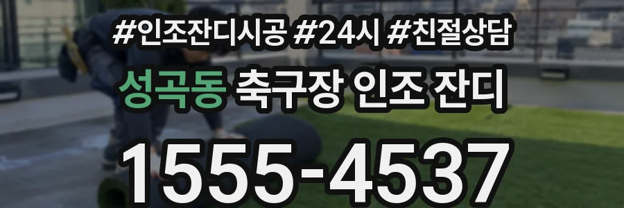 성곡동 축구장 인조 잔디