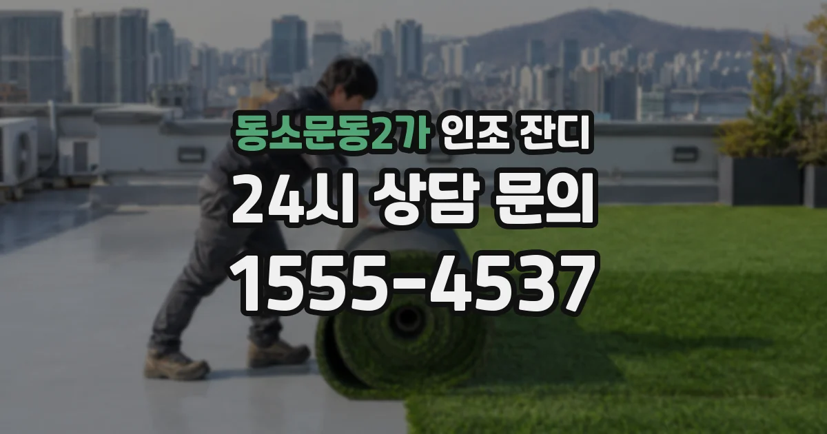 동소문동2가 인조 잔디
