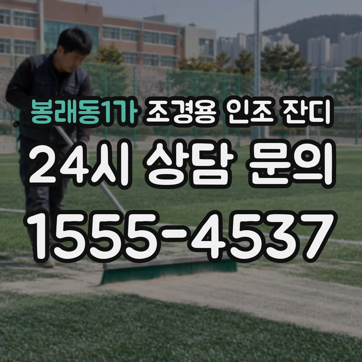 봉래동1가 조경용 인조 잔디