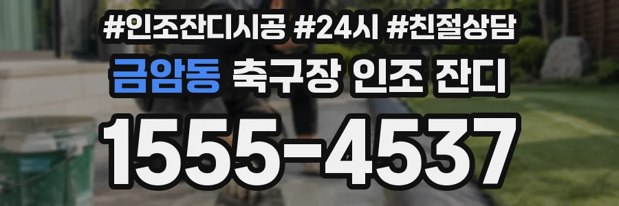금암동 축구장 인조 잔디
