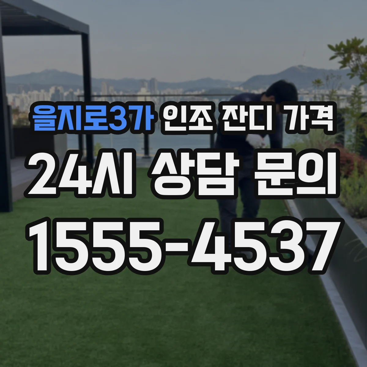 을지로3가 인조 잔디 가격