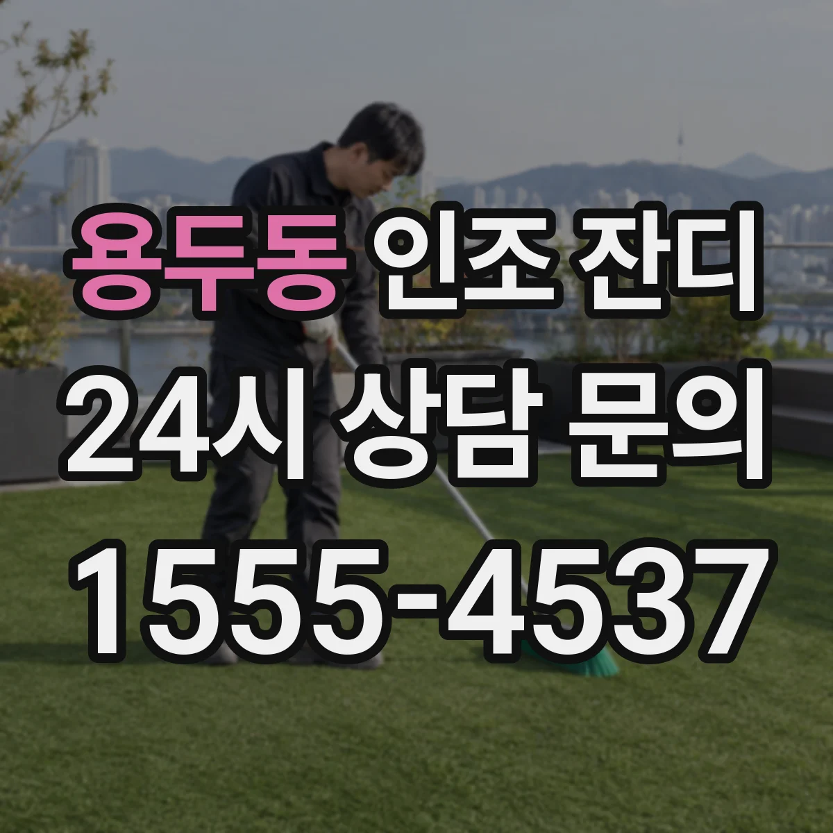 용두동 인조 잔디