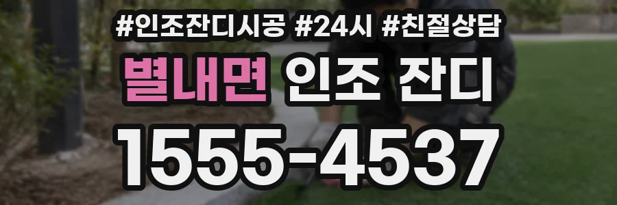 별내면 인조 잔디