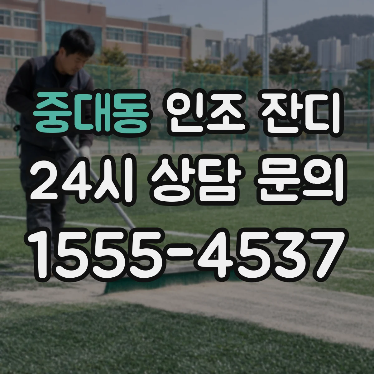 중대동 인조 잔디