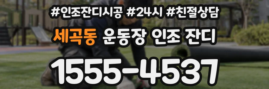 세곡동 운동장 인조 잔디
