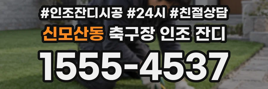 신모산동 축구장 인조 잔디
