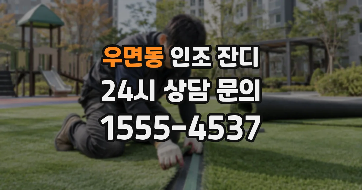 우면동 인조 잔디