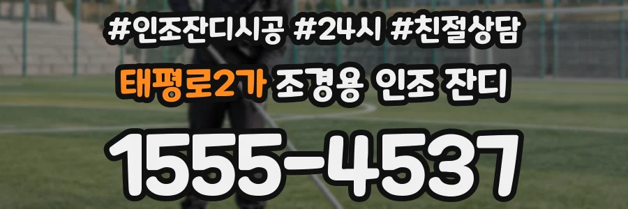 태평로2가 조경용 인조 잔디