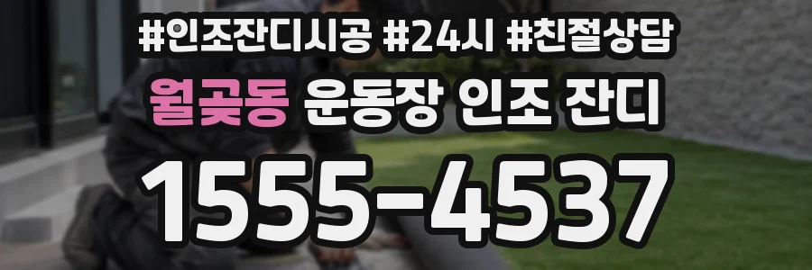 월곶동 운동장 인조 잔디