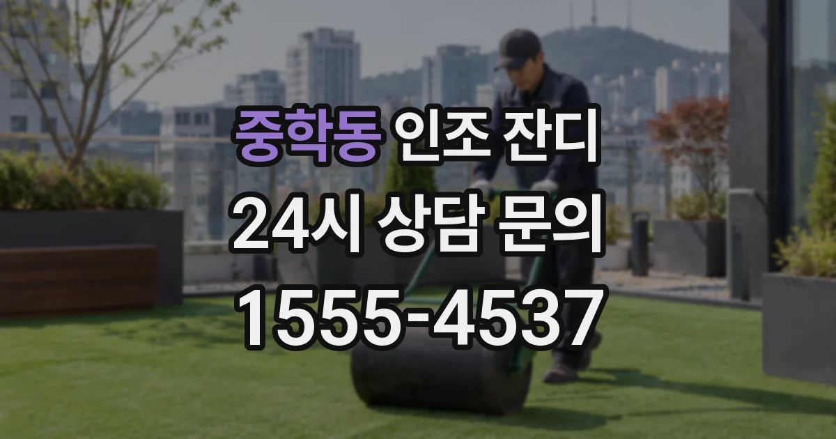 중학동 인조 잔디