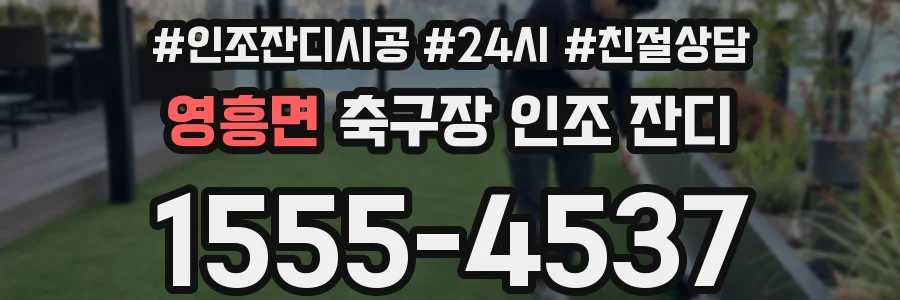 영흥면 축구장 인조 잔디