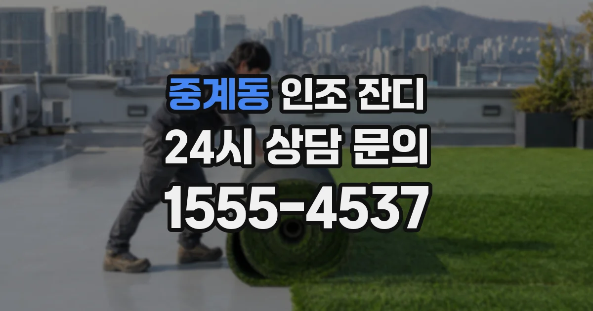 중계동 인조 잔디