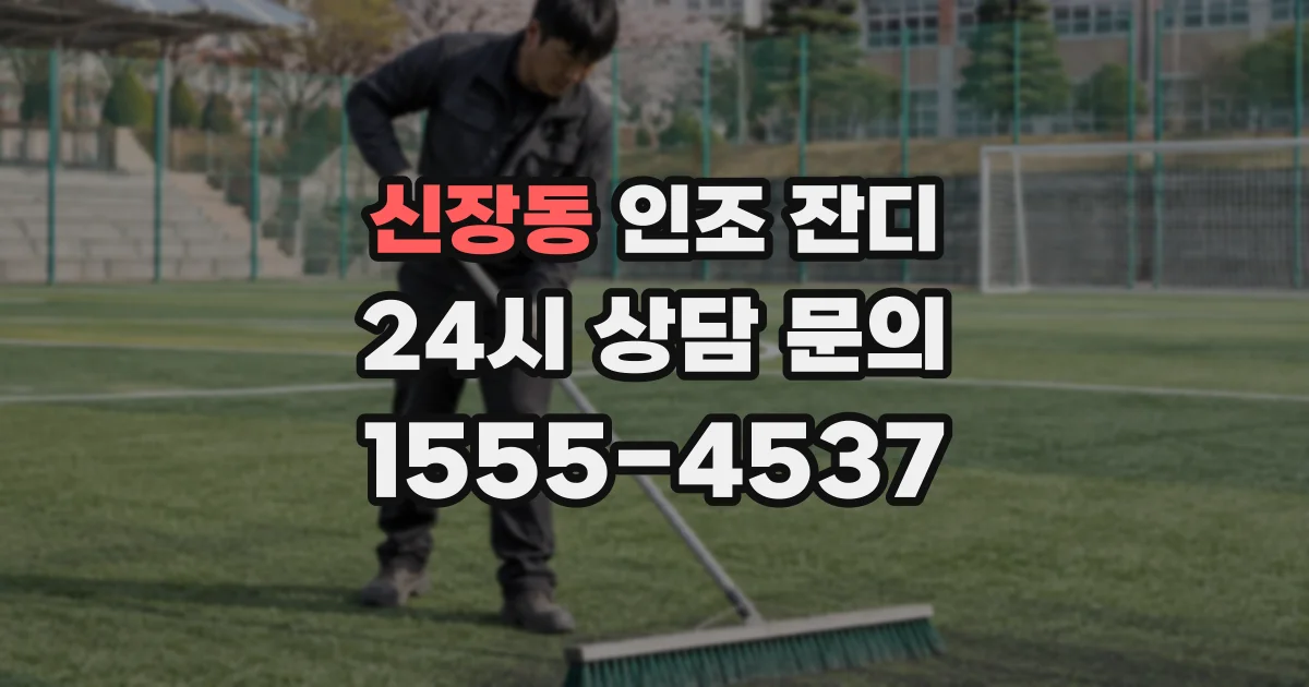 신장동 인조 잔디