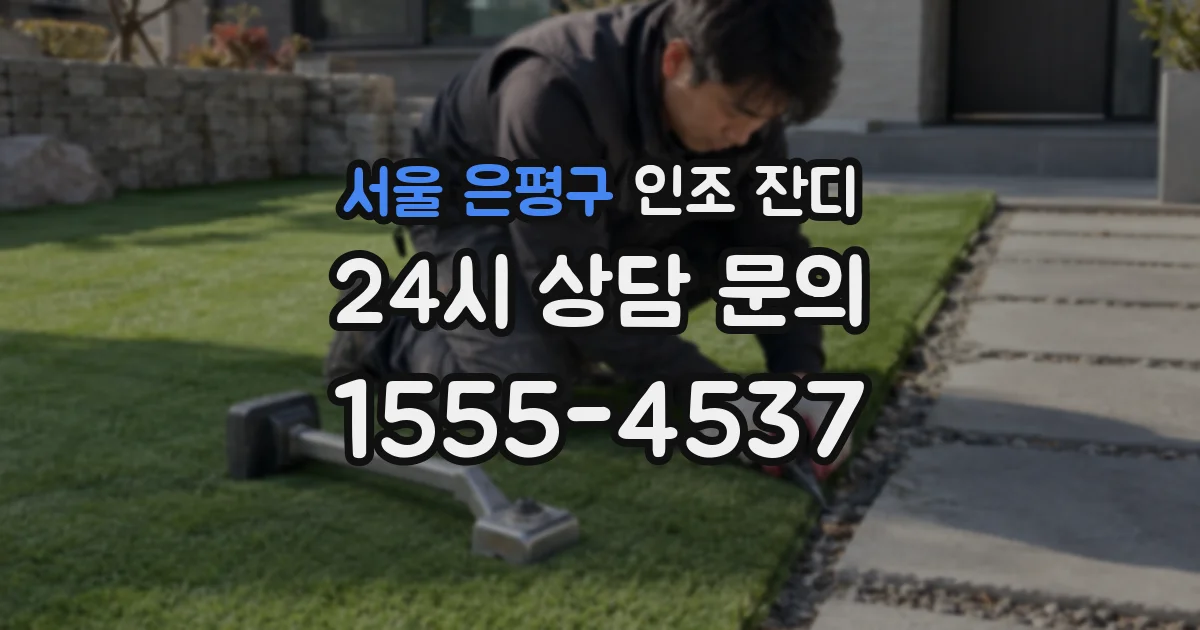 서울 은평구 인조 잔디