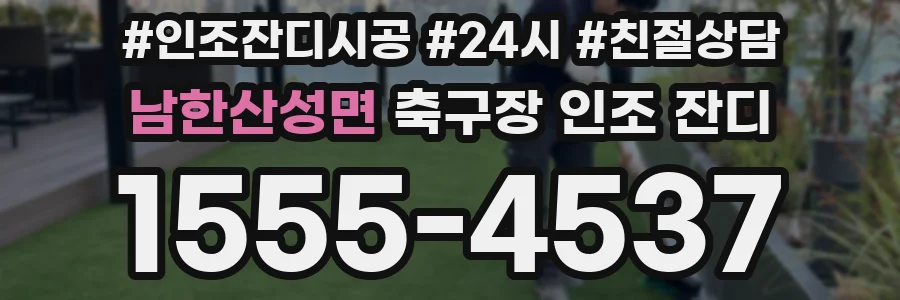 남한산성면 축구장 인조 잔디