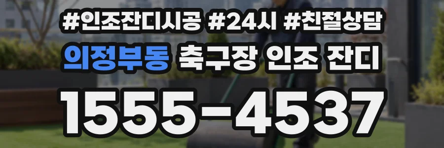 의정부동 축구장 인조 잔디
