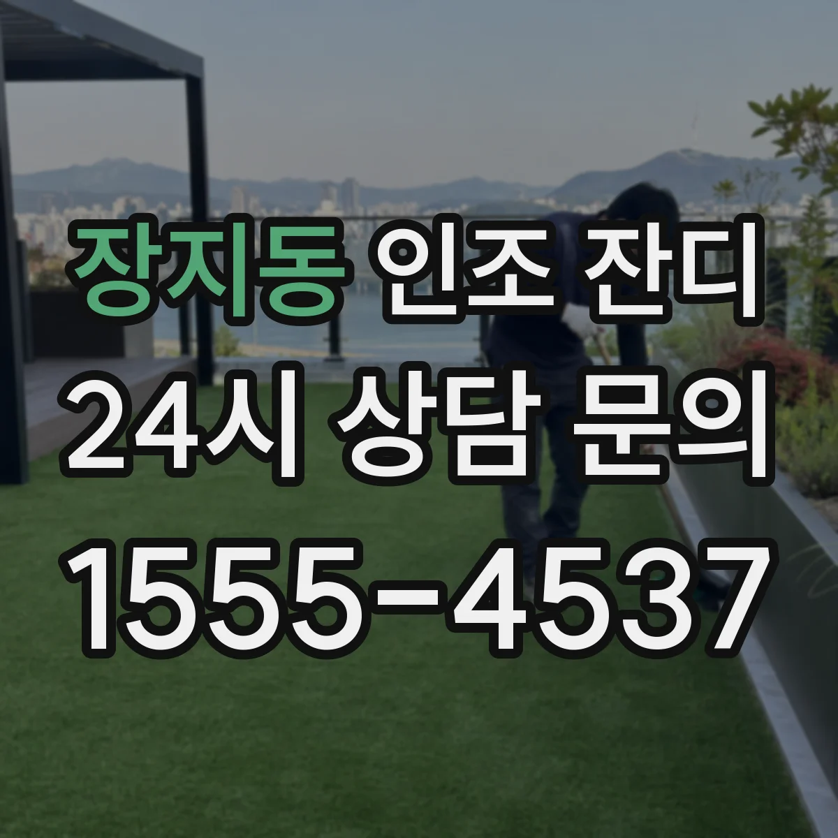 장지동 인조 잔디
