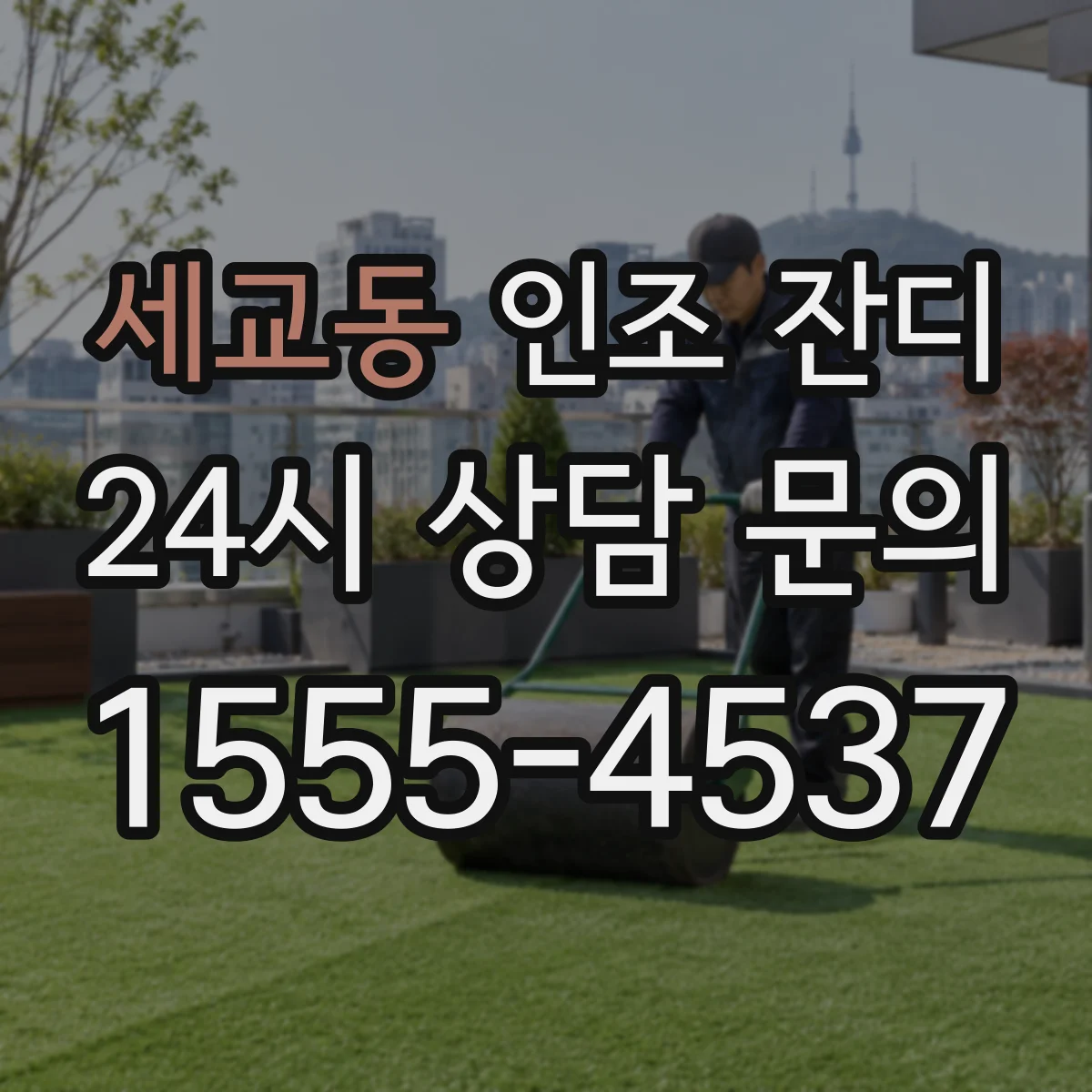 세교동 인조 잔디