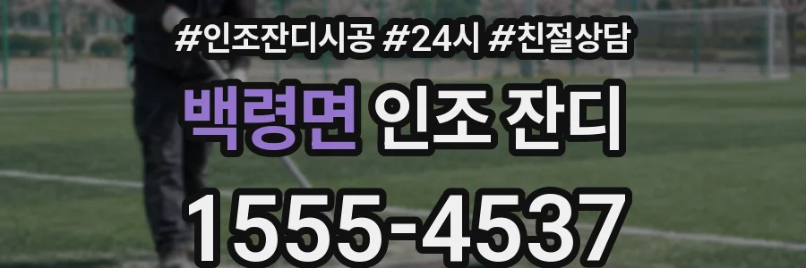 백령면 인조 잔디