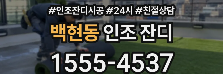 백현동 인조 잔디