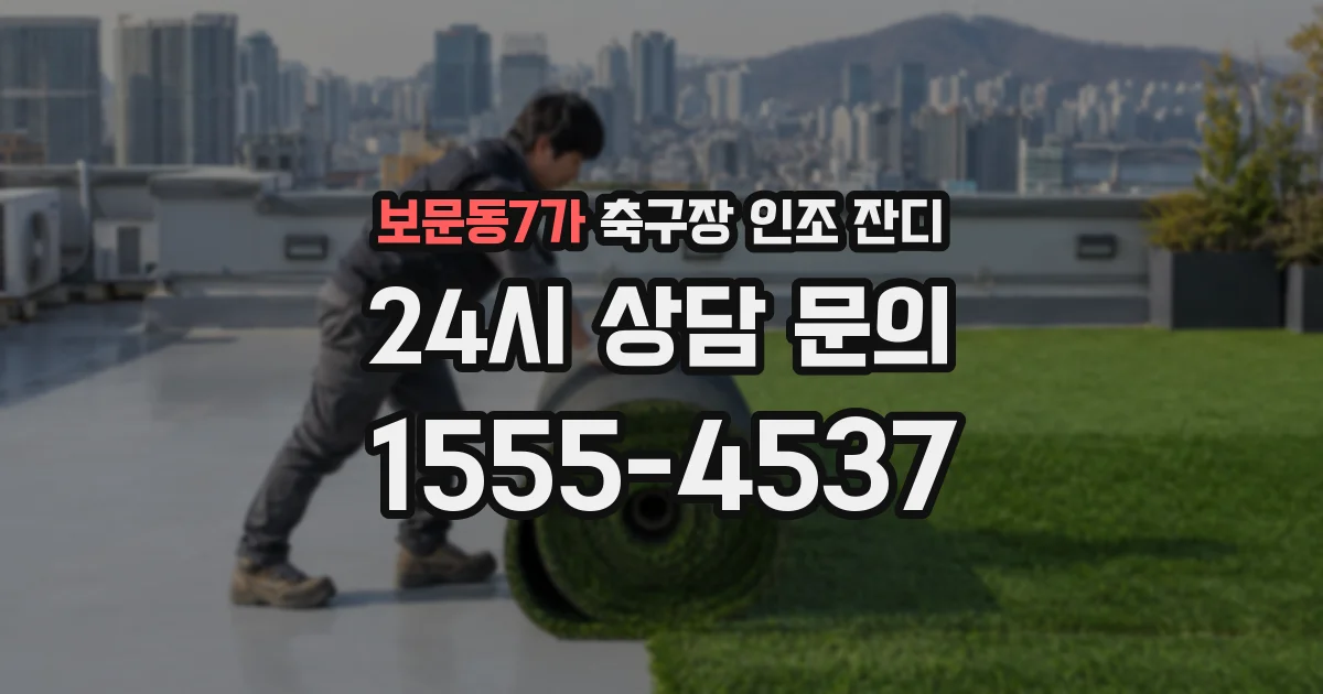 보문동7가 축구장 인조 잔디