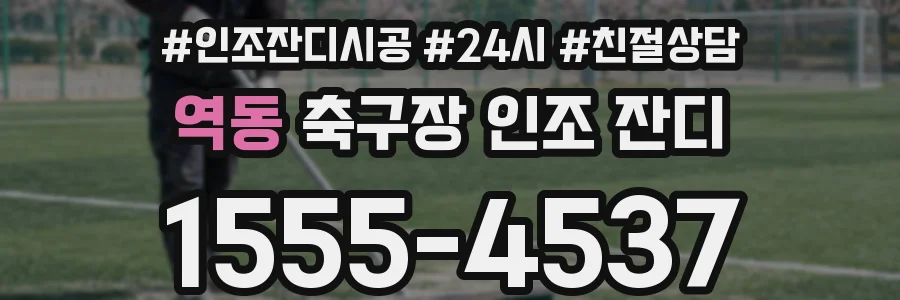 역동 축구장 인조 잔디