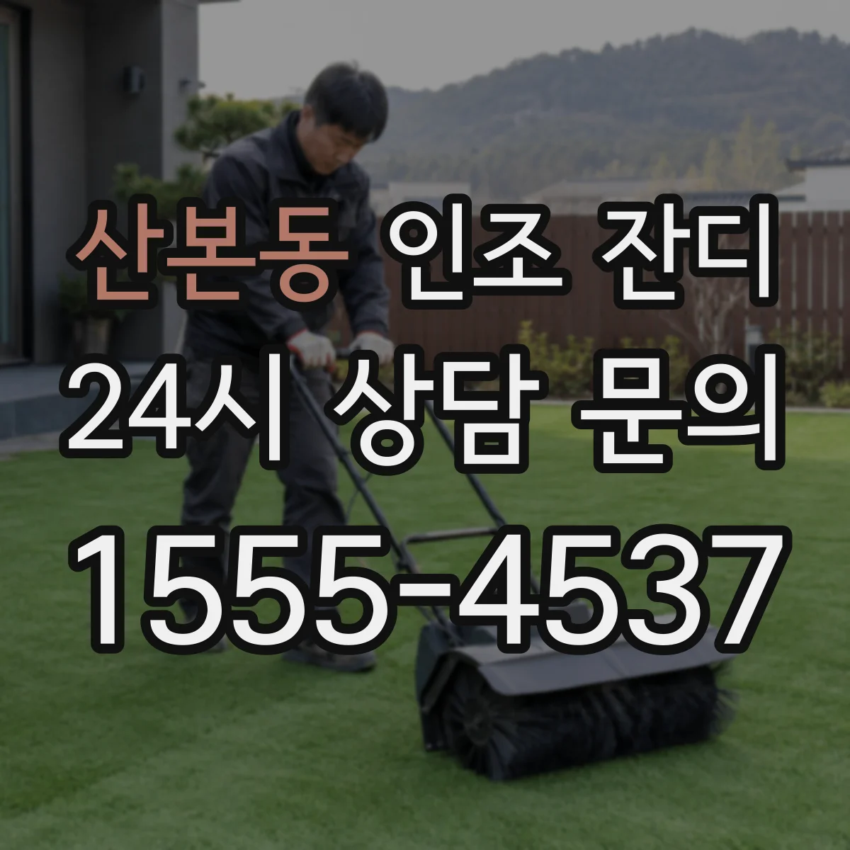 산본동 인조 잔디