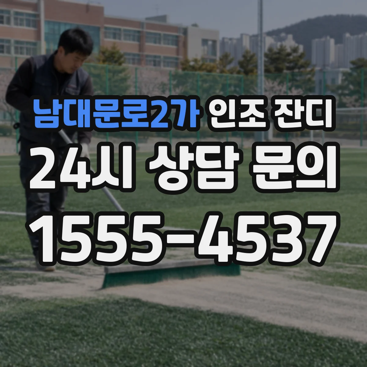 남대문로2가 인조 잔디