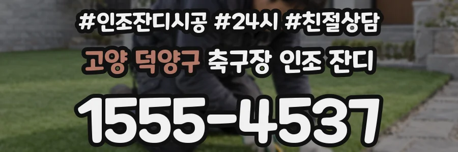 고양 덕양구 축구장 인조 잔디