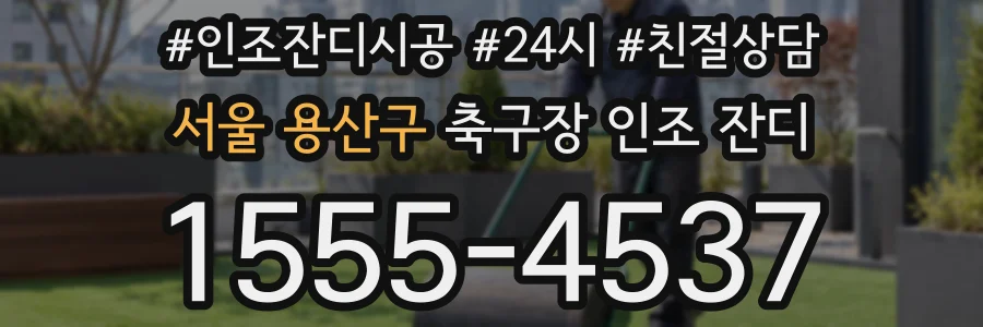서울 용산구 축구장 인조 잔디