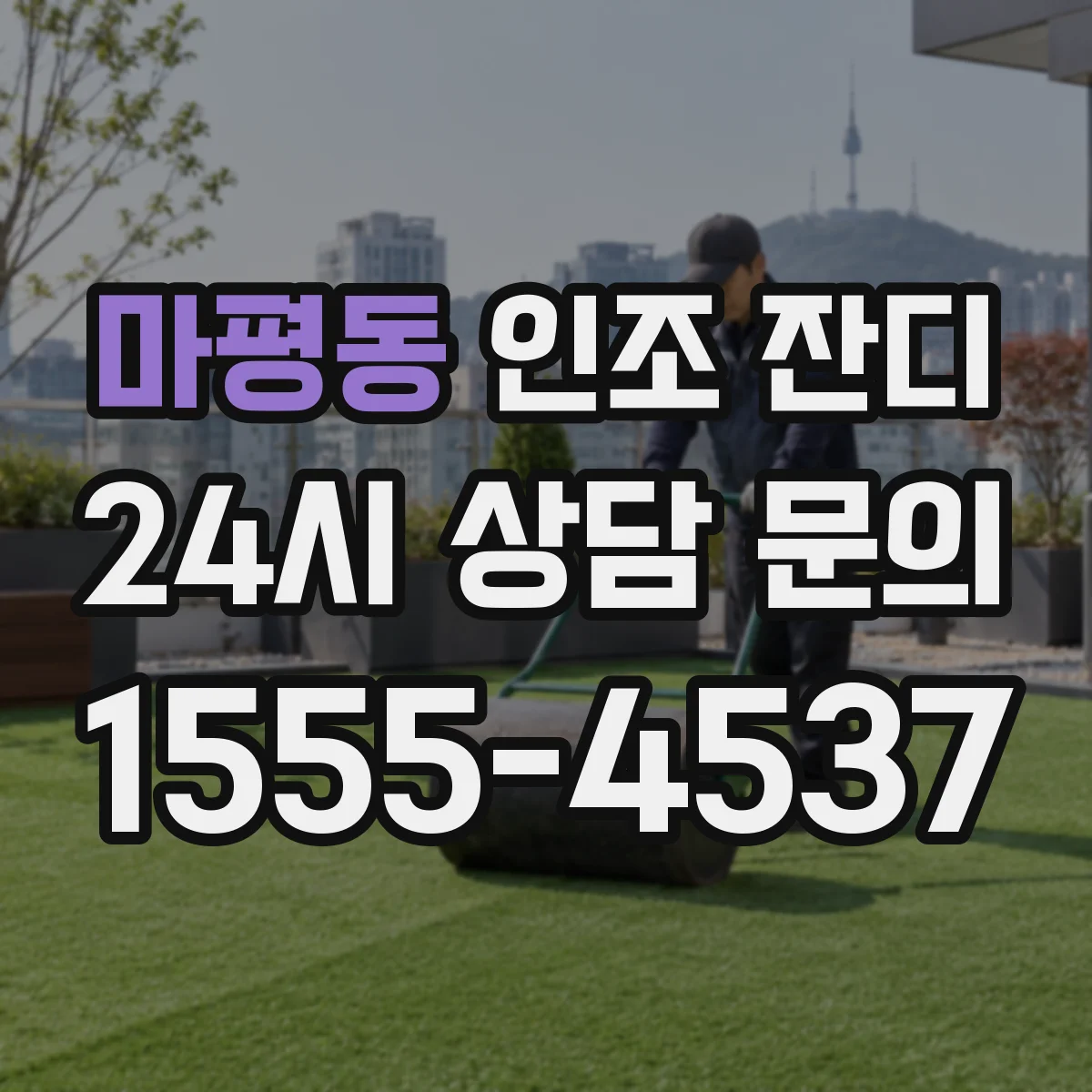 마평동 인조 잔디