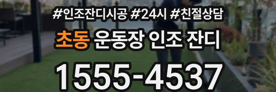 초동 운동장 인조 잔디