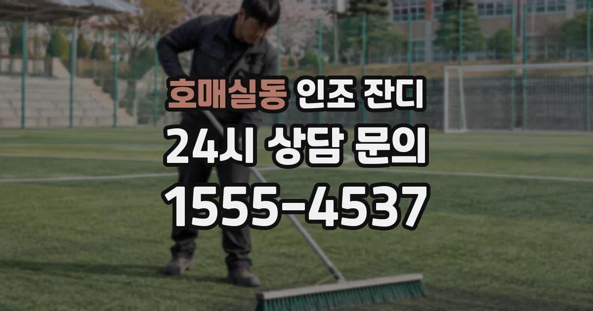호매실동 인조 잔디