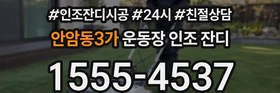 안암동3가 운동장 인조 잔디