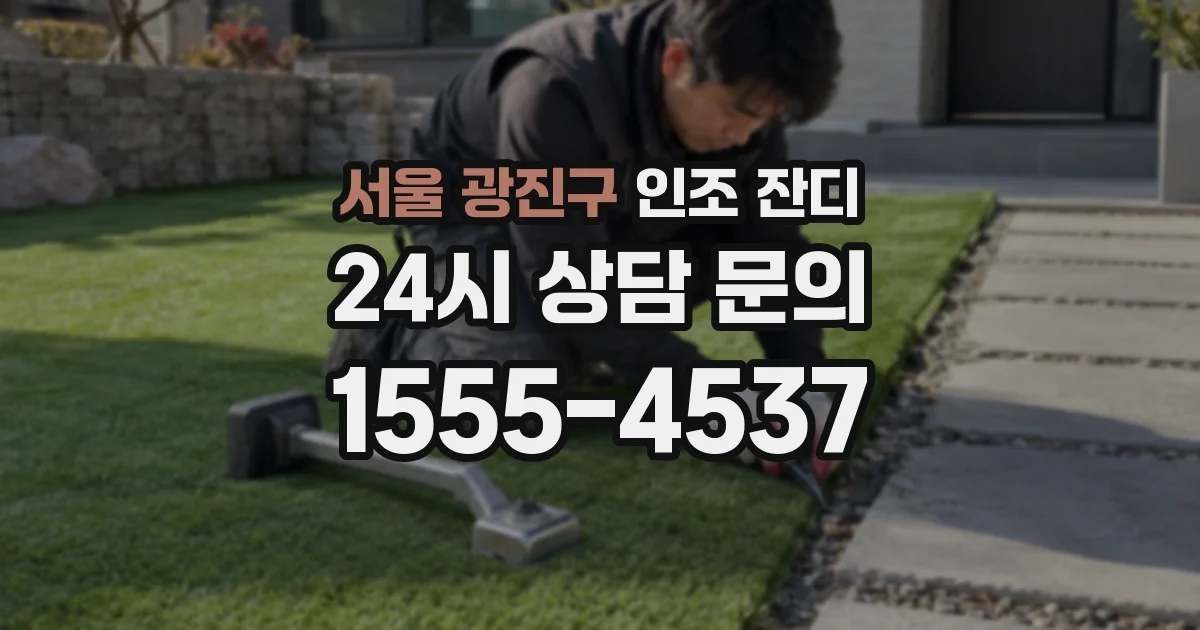 서울 광진구 인조 잔디