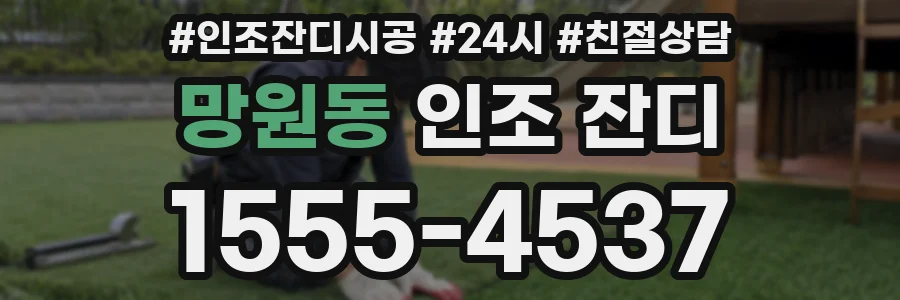 망원동 인조 잔디