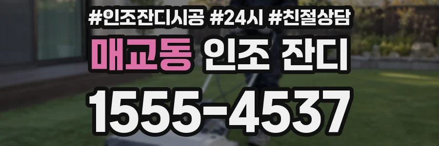 매교동 인조 잔디