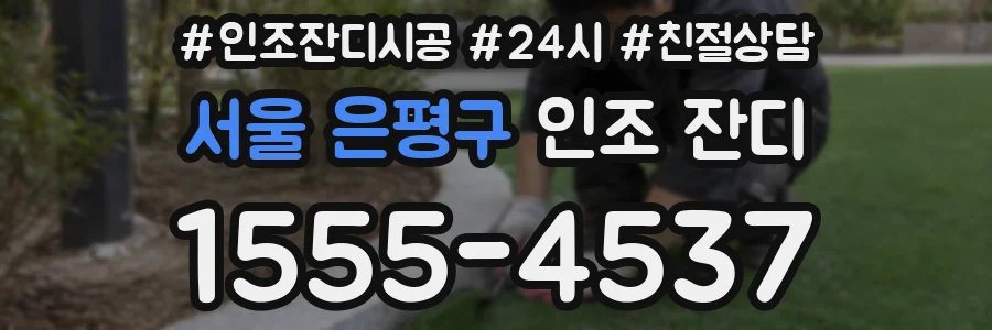 서울 은평구 인조 잔디