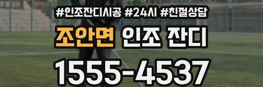 조안면 인조 잔디