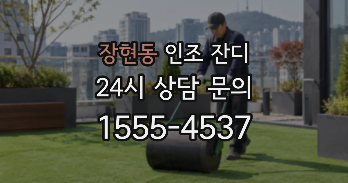 장현동 인조 잔디