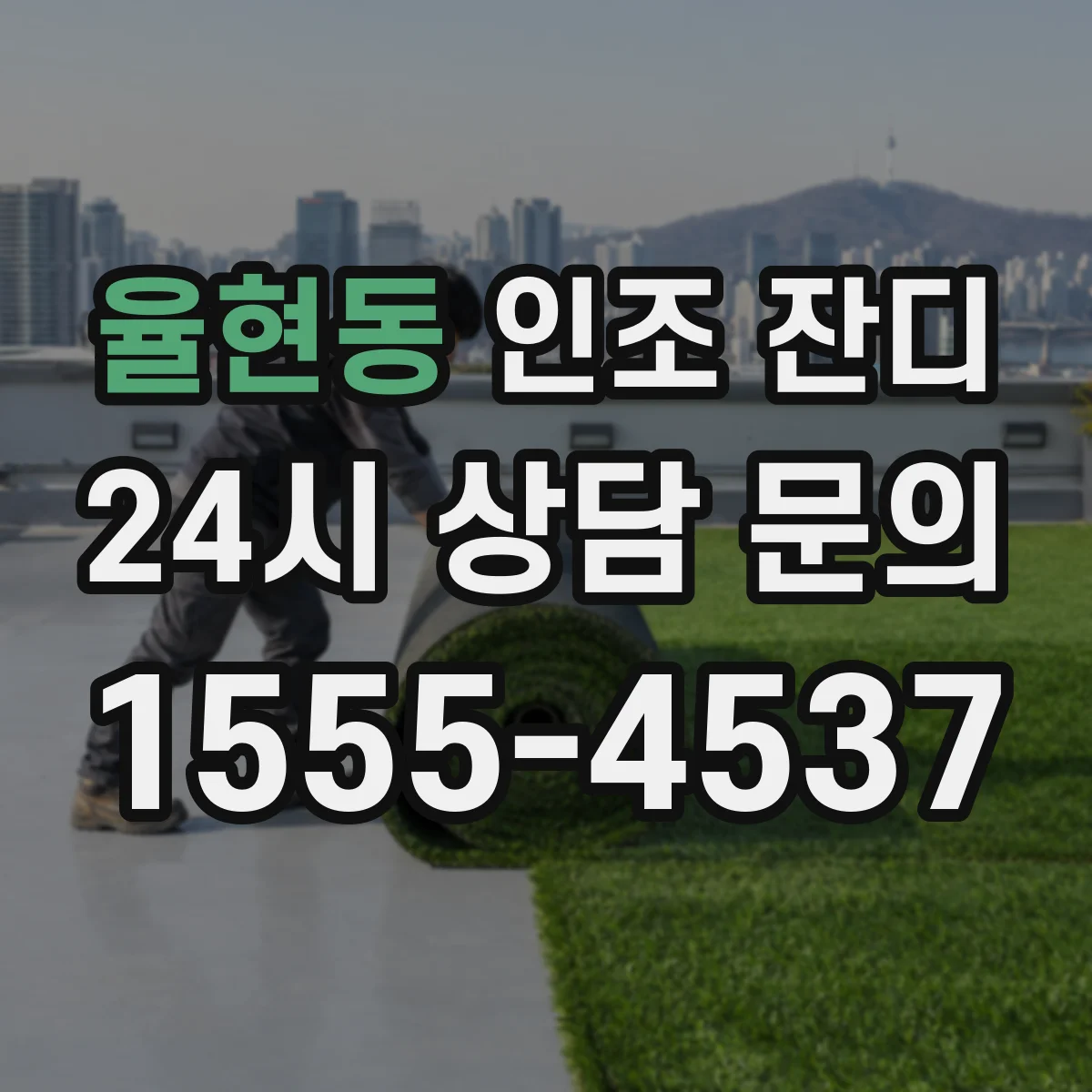 율현동 인조 잔디