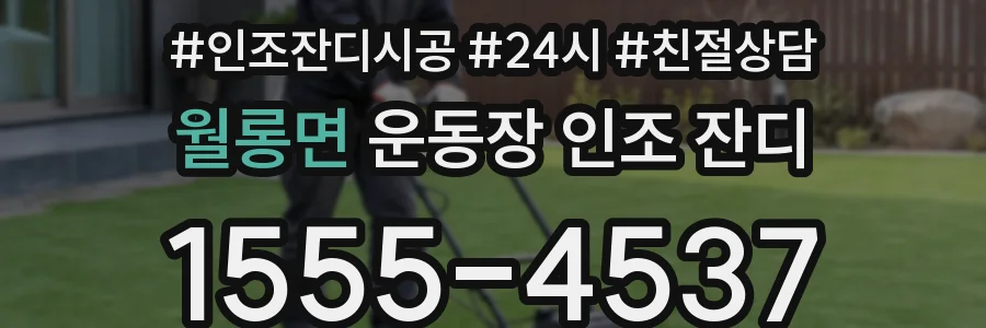 월롱면 운동장 인조 잔디