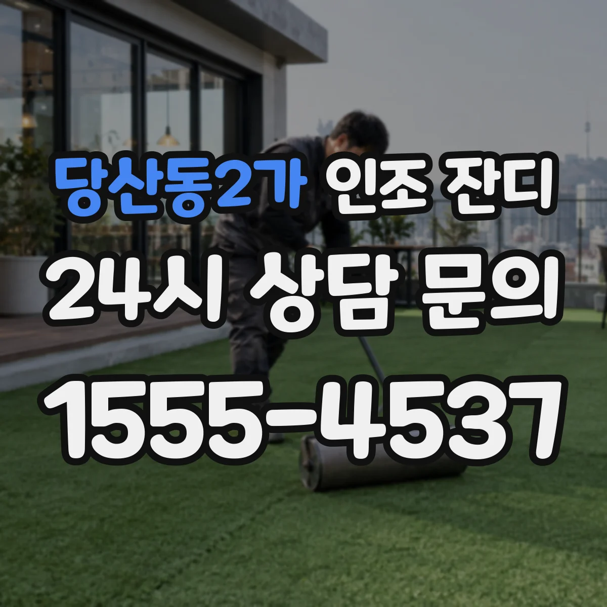당산동2가 인조 잔디