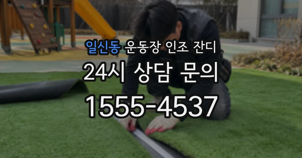 일신동 운동장 인조 잔디