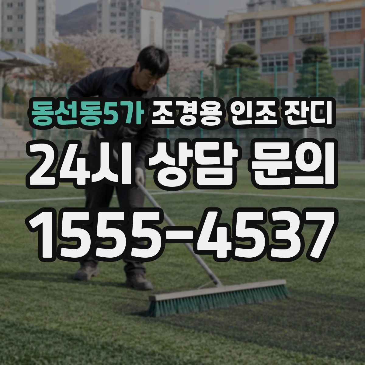 동선동5가 조경용 인조 잔디