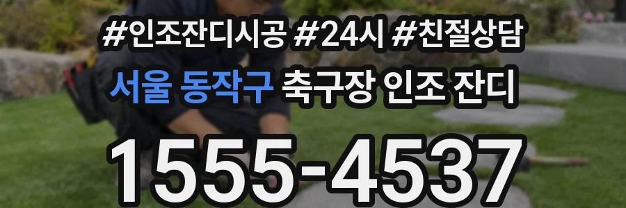 서울 동작구 축구장 인조 잔디